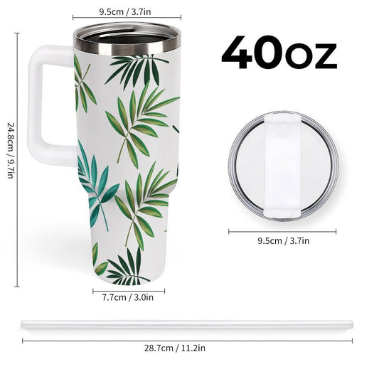 PHDT00057 POD US Local Tumbler 40 oz Large Capacity Car Cup Leaves, Summer