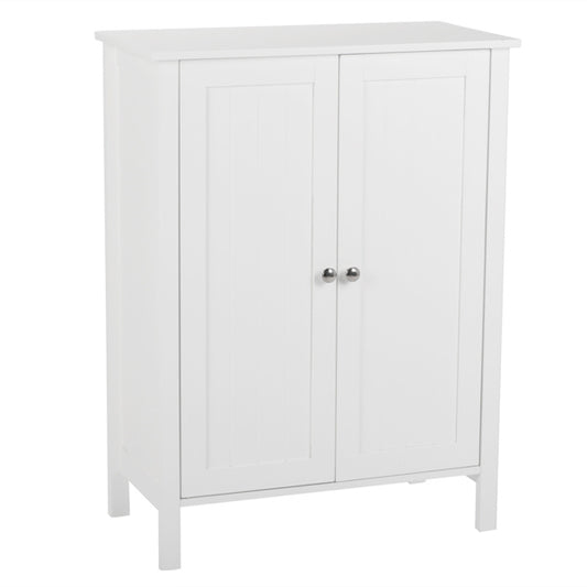 US Local White Double Door Bathroom Cabinet