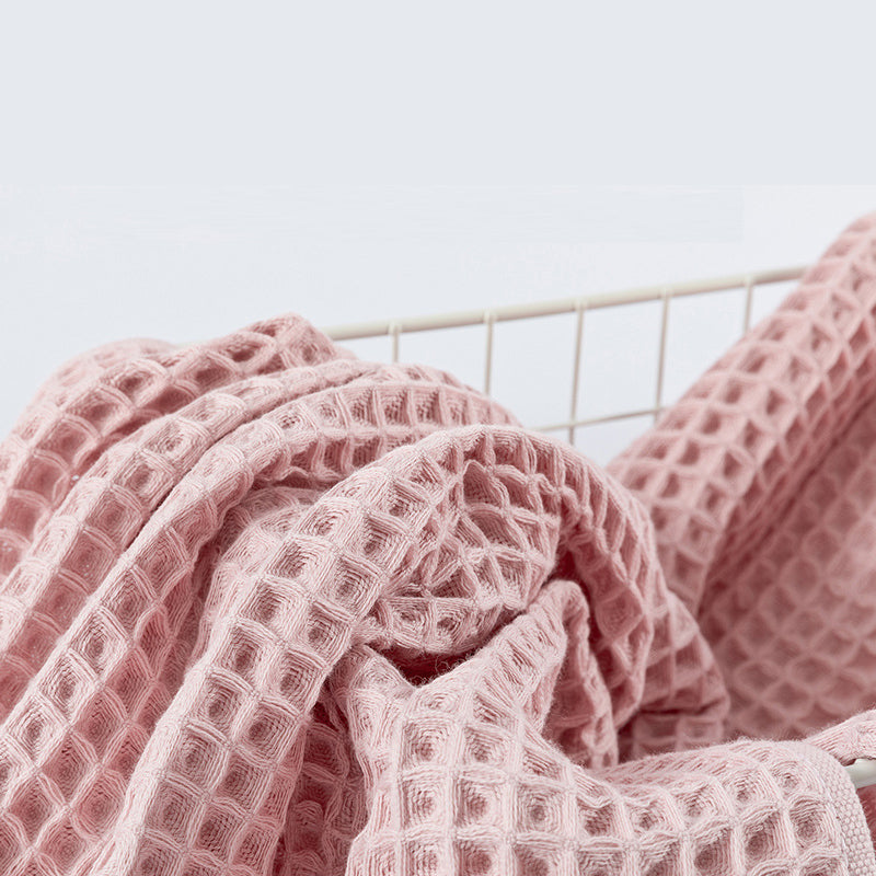 A Class 6 color 40s combed cotton waffle bath towel HE0003 FT