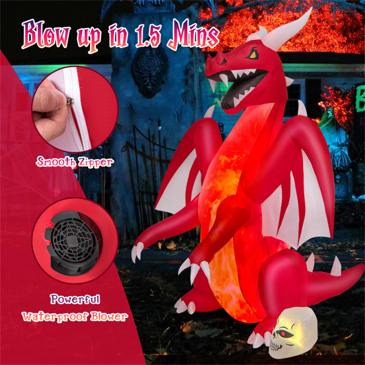 US Local 8 Feet Halloween Inflatables