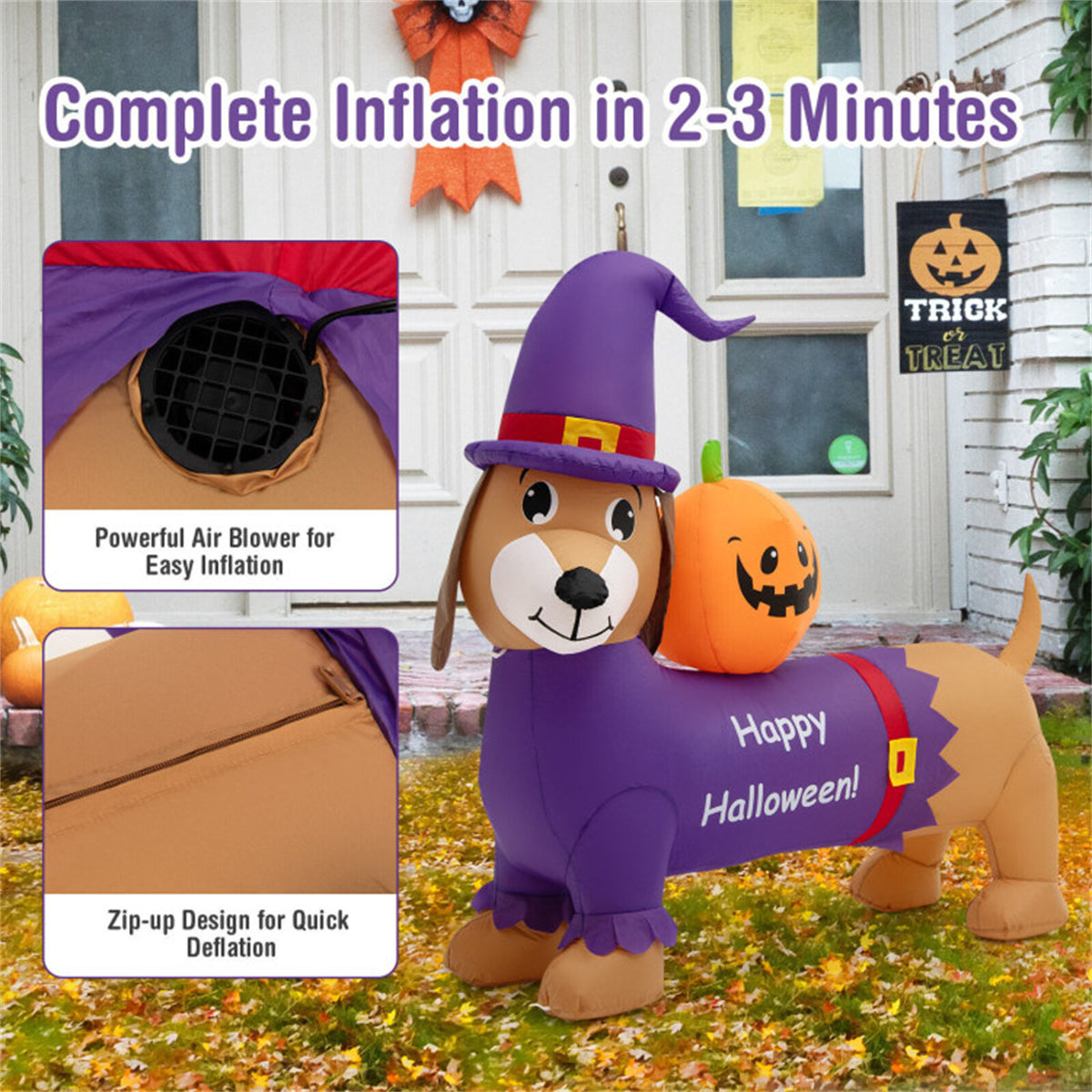 US Local 5 foot long inflatable Halloween decoration