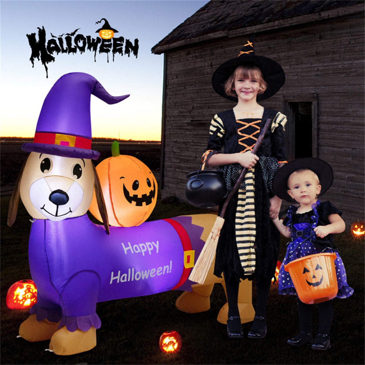 US Local 5 foot long inflatable Halloween decoration
