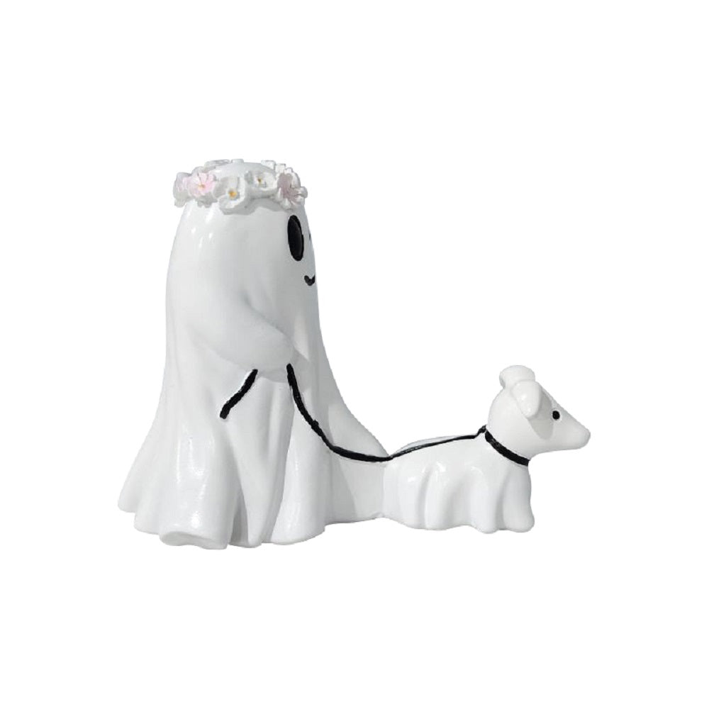 UK Local Funny Halloween Ghost Dog Ornament, Decor for Indoor Outdoor