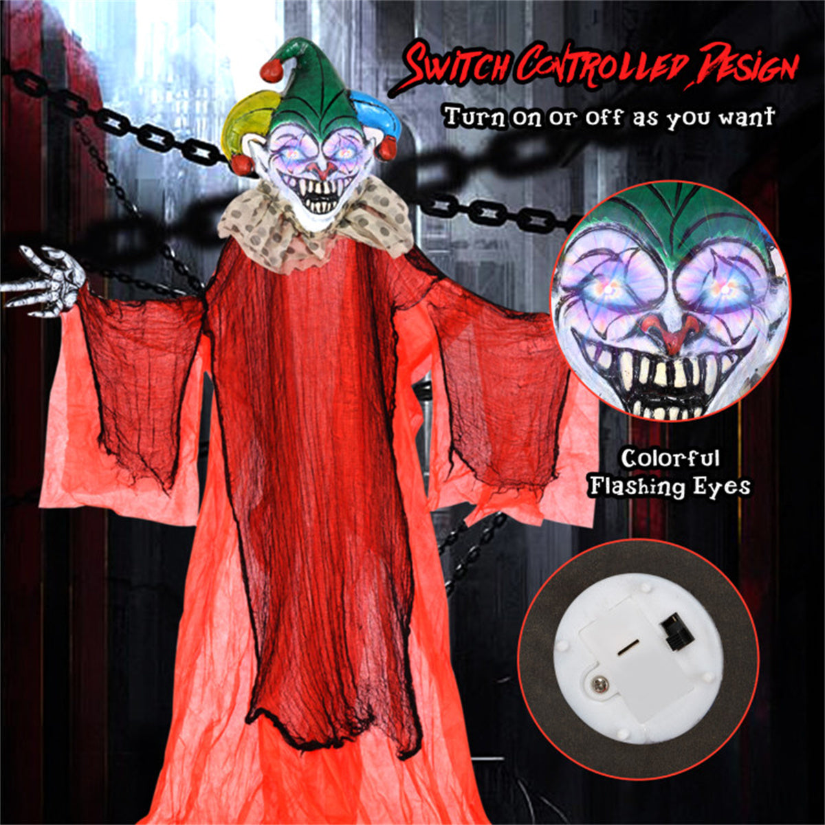 US Local 13 Feet Halloween Decoration Clown