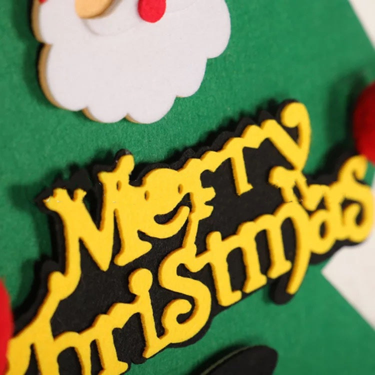 US Local Felt cloth to decorate the Christmas tree