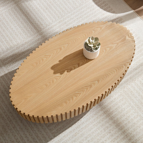 USA Local Modern Handmade Drum Coffee Table