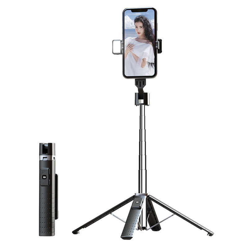 US Local Quadrupod Double Fill Light Mobile Phone Bluetooth-compatible Selfie Stick