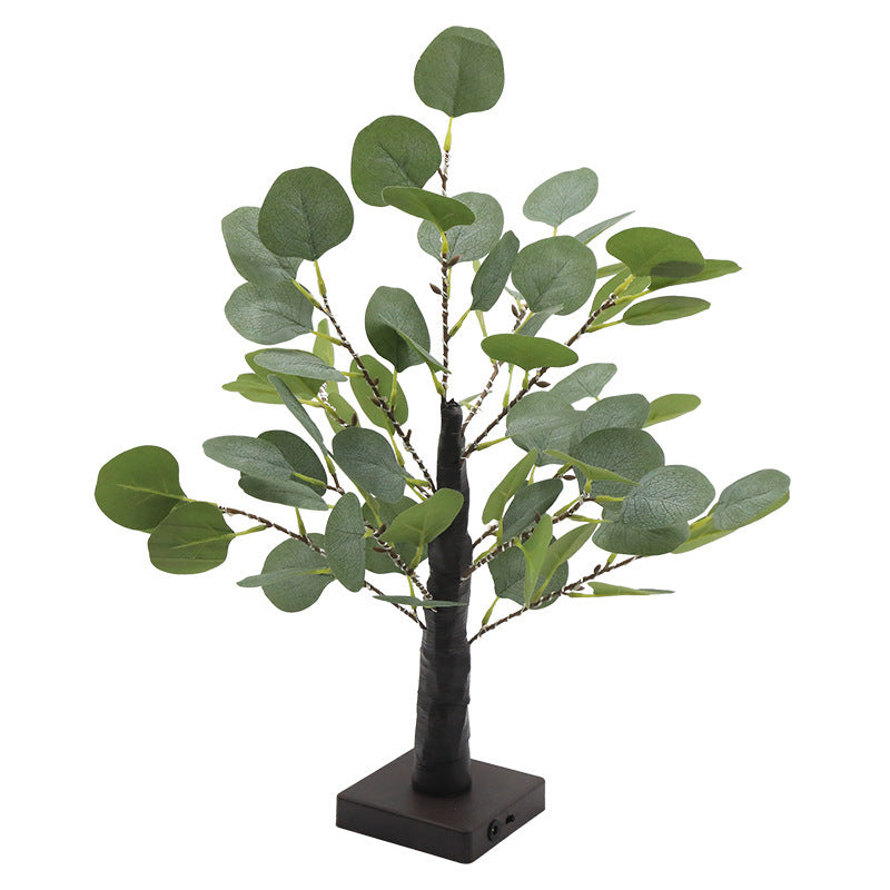 LED Thanksgiving Eucalyptus Leaf Home Decoration Table Lamp
