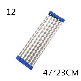 US Local Folding Kitchen Drain Sink Rack Stainless Steel