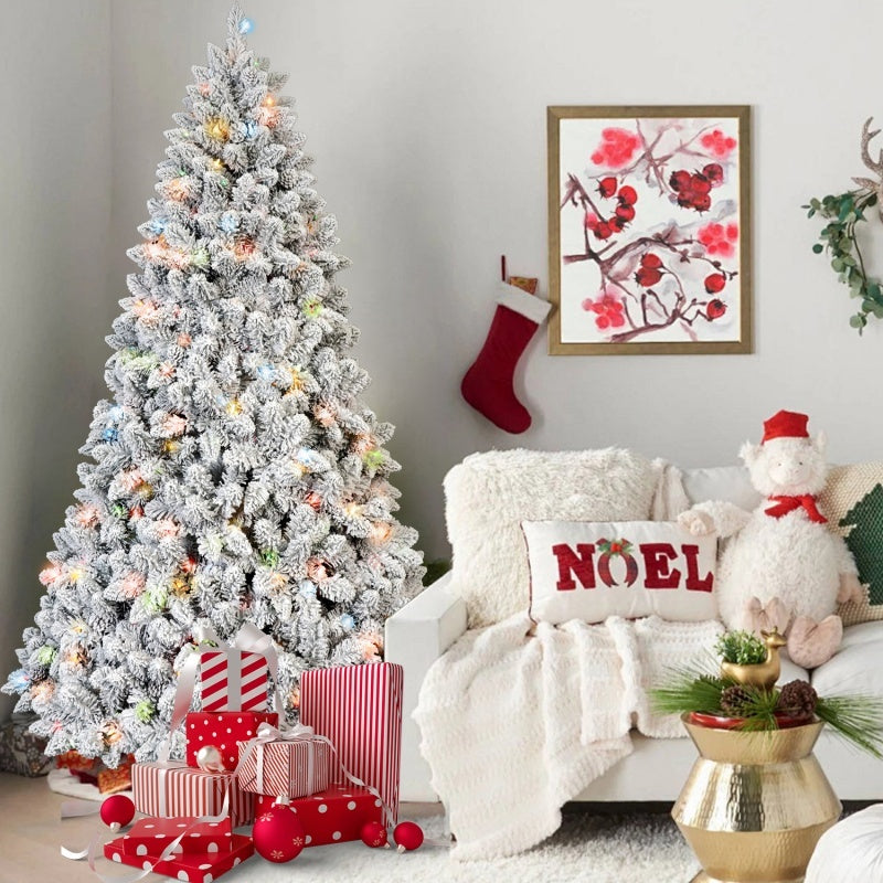 US Local PVC Christmas Tree, Christmas Decorations, With Colored Lights
