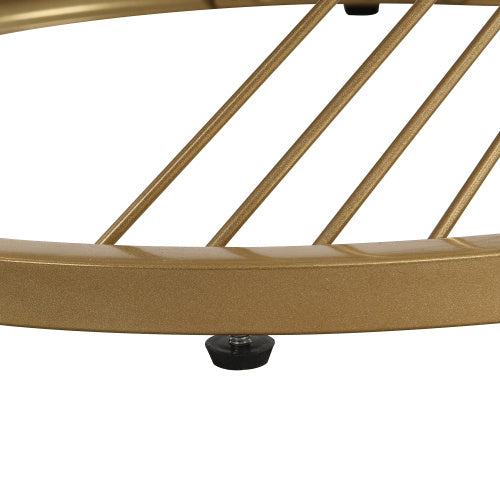 UK Local Elegant Nesting Coffee Table Marble Look Gold Decor,Side Table With Drawers Set Of 2