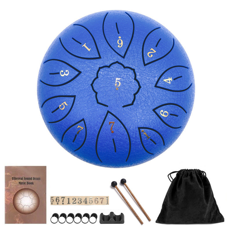 USA Local 6-inch 11-tone Ethereal Drum C Steel Tongue Drum