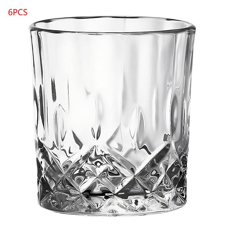 High-grade Carved Crystal Glass Thickening Cup