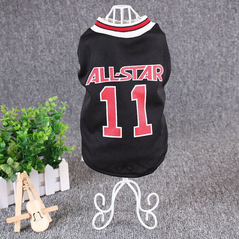US Local Hot World Cup Ball Spring And Summer Dog Vest Pet Supplies