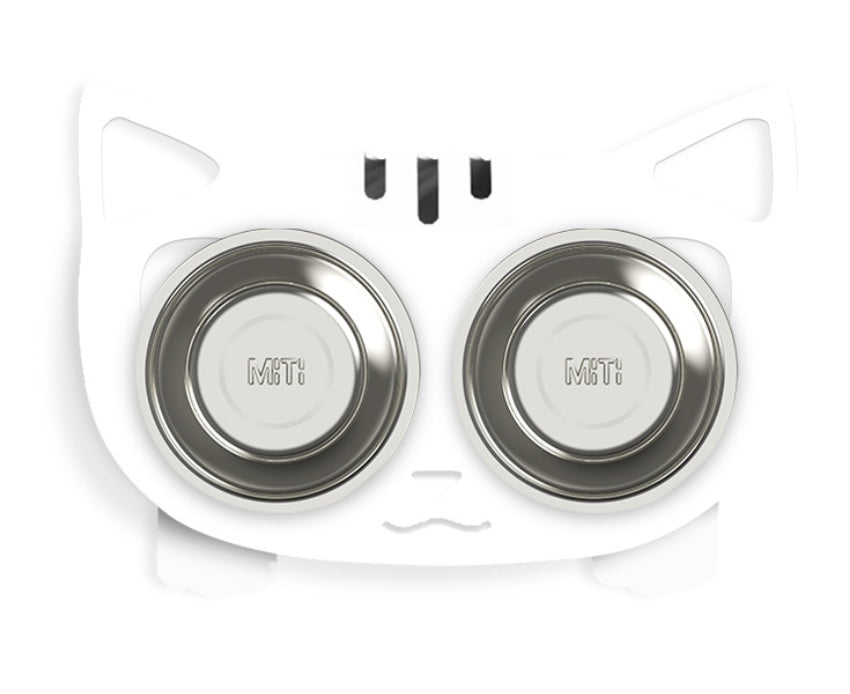 US Local Anti-falling Cat Dog Feeding Water Bowl