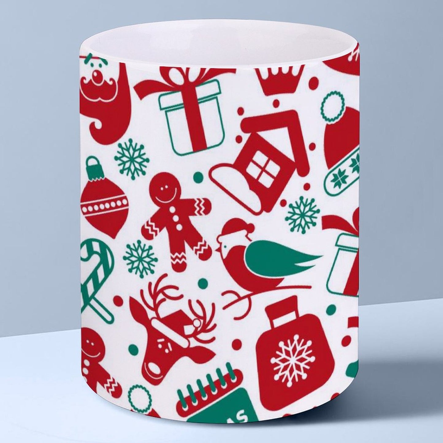 POD US Local White mug with full print, Christmas 0047
