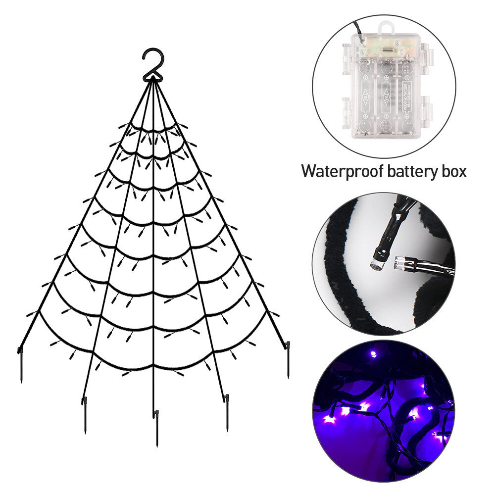 US & UK Local Halloween Decoration Giant Spider Web Party Props Decor Outdoo