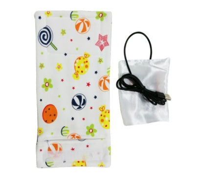 USA Local USB Milk Water Warmer Travel Stroller Insulated Bag Portable Baby Nursing Bottle Heater Cover Baby Food Warmer Bottle Warmer