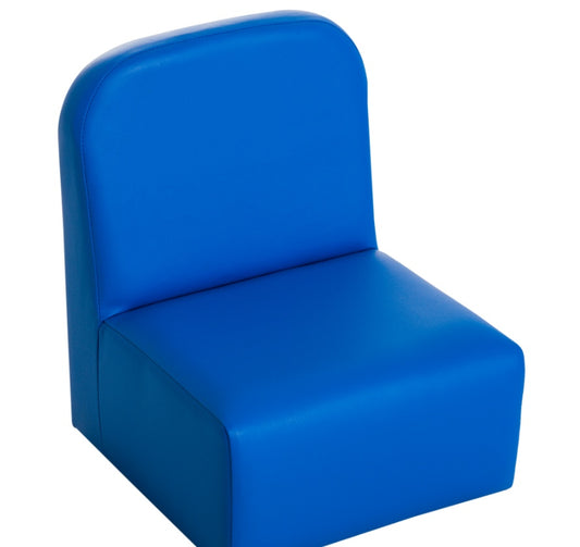 US Local Blue 2-in-1 Kids Sofa And Table Chair Set Convertible Toddler Lounge Multifunctional Armrest Chair For Play