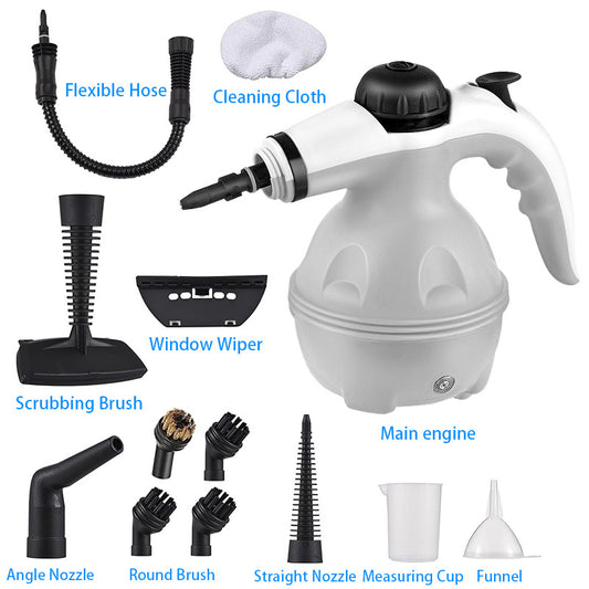 US Local Grenade Steam Cleaner, Pressurized Handheld Cleaner For Household Use, Equipped With 12 Accessories, For Multiple Surfaces And A Powerful Home Steam Machine For Cleaning In Various Scenarios.