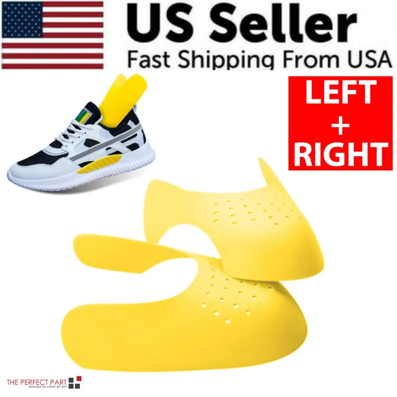 US Local Pair Sneaker Shoe Anti Crease Protector Decreaser Toe Force Creasing Shoes Cover
