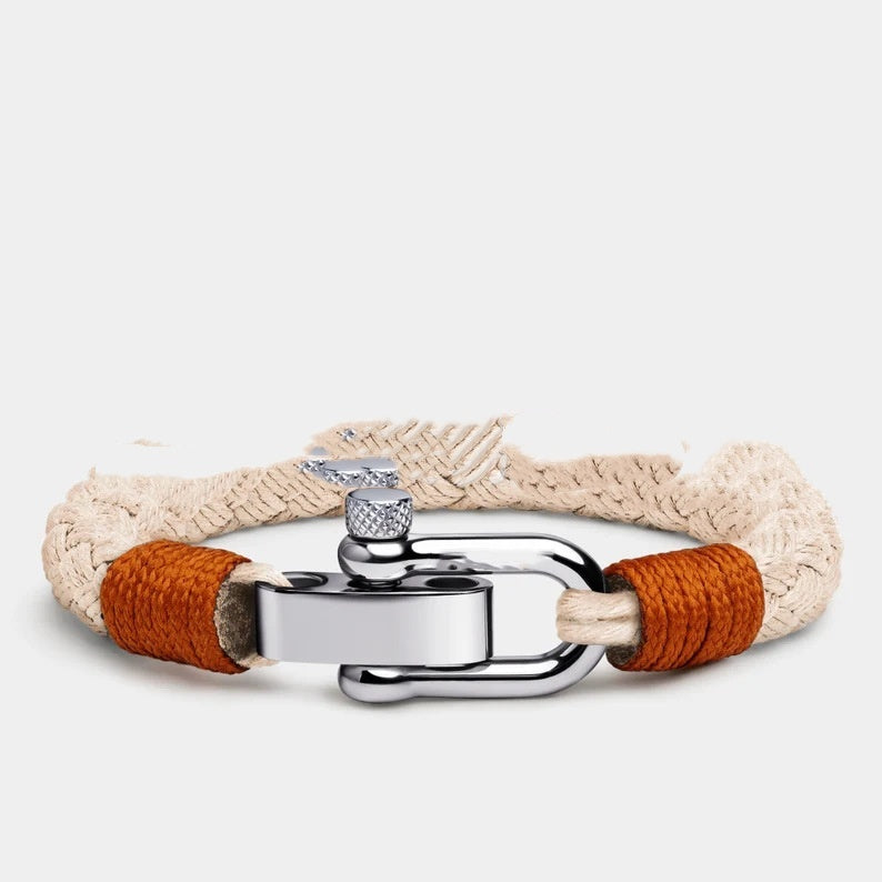 Cross-border Sale Nautical Stainless Steel U-shaped Buckle Bracelet Wholesale