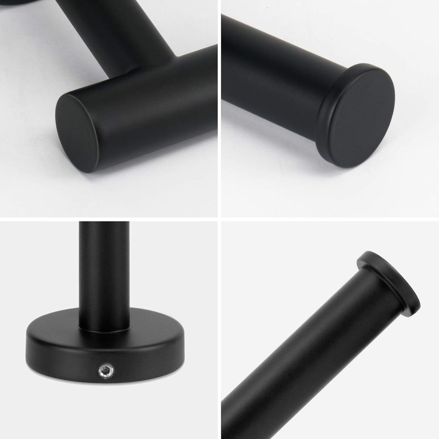 UK Local Stainless Steel Toilet Paper Holder Matte Black Toilet Roll Holder Wall Mounted