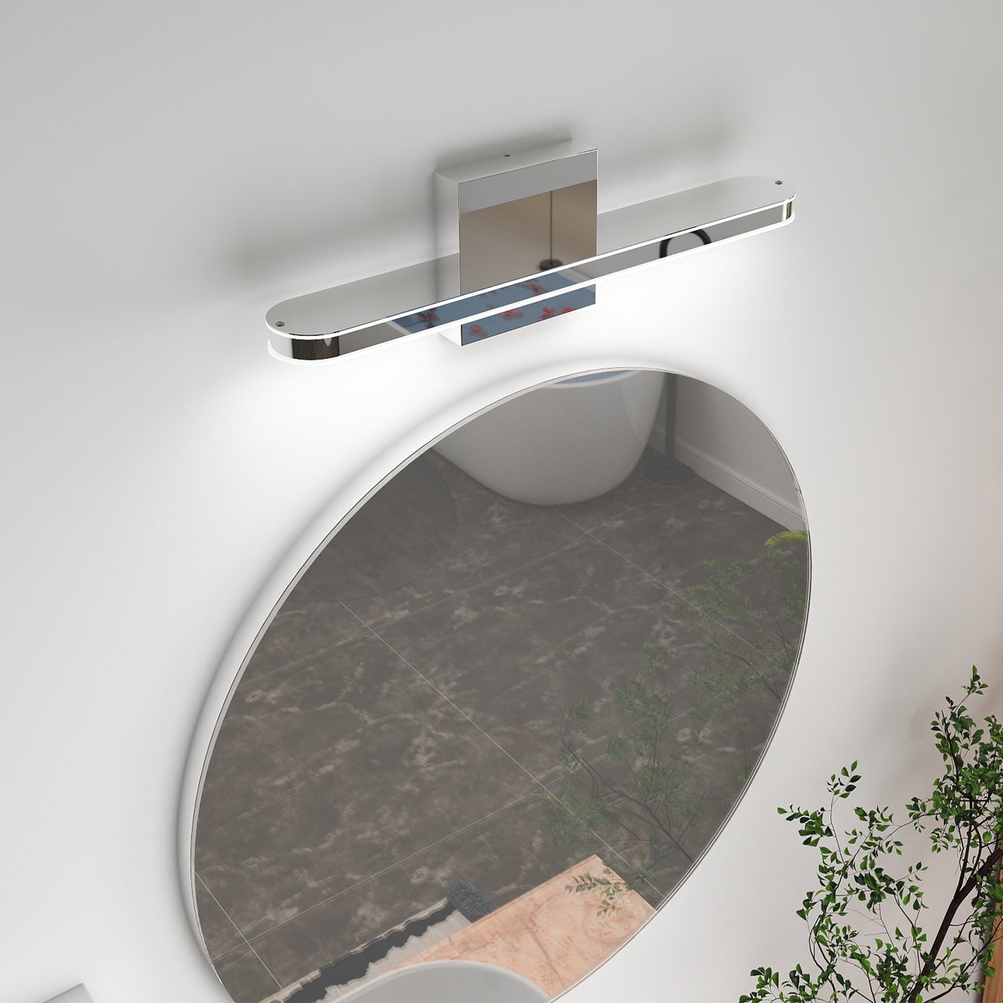 US Local LED Bathroom Vanity Light Bar Dimmable Bathroom Light Fixtures Modern Over Mirror Lighting Fixture 16Inch BathWall LIght 8W Wall Sconce Lighting For Bathrooms Bedroom Living Room Indoor 6000K