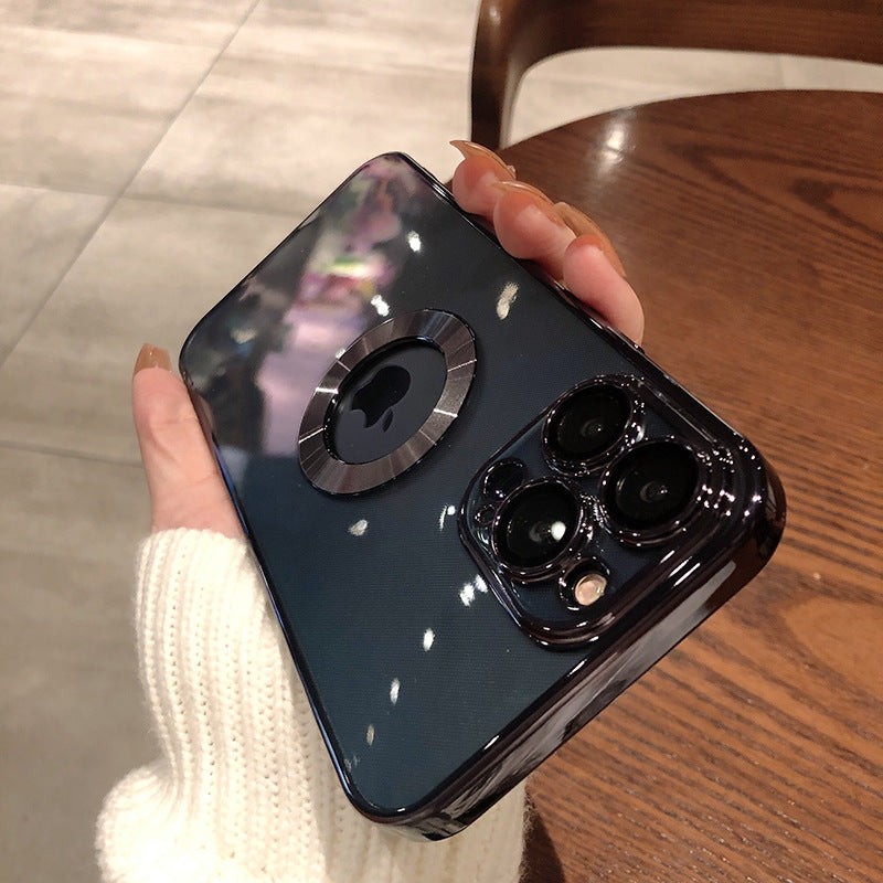 USA Local Phone Case With Camera Protector Advanced Electroplating Integrated With Lens Protector Phone Case For Iphone12 13promax Simple 11 Soft