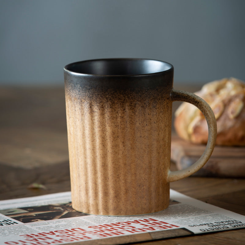 Japanese Retro Ceramic Large Capacity Coffee Cup