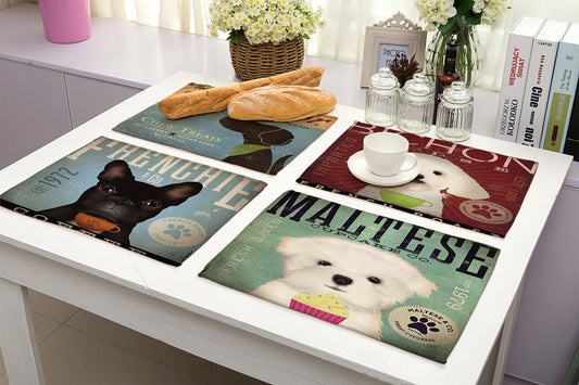 Nordic cartoon animal series placemat
