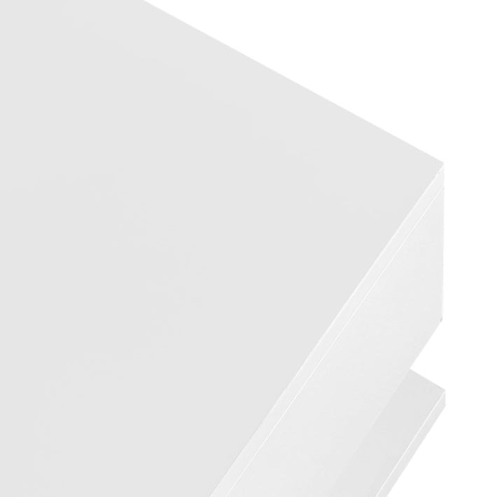 UK Local Coffee Table, High-gloss White. Side Tables, Coffee Tables With Glass And LED