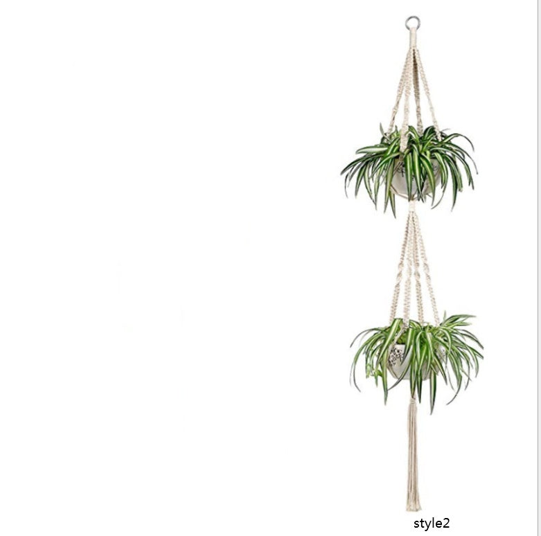 USA Local 4 Pack - Macrame Hanging Baskets