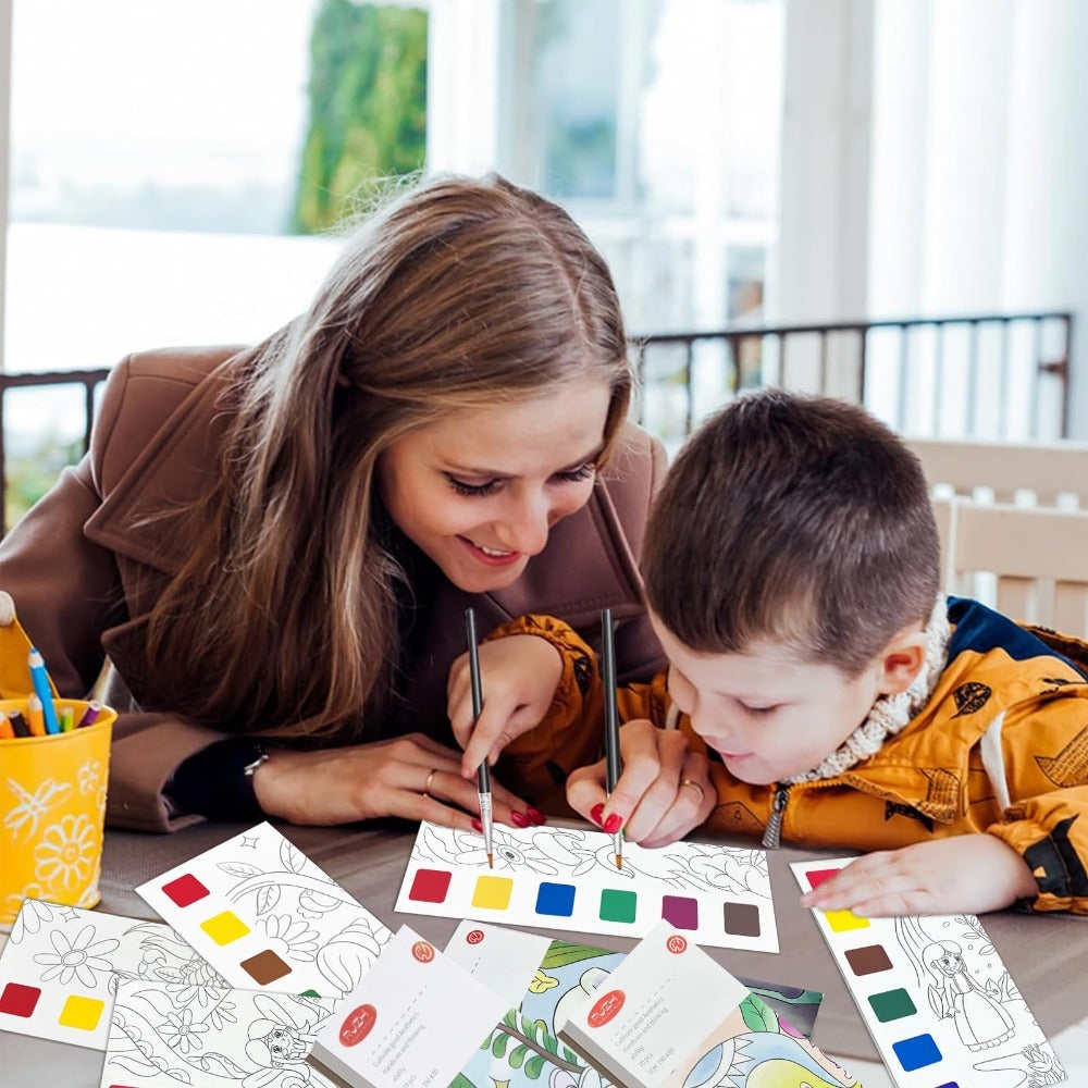 US Local Watercolor Book Set Of Three