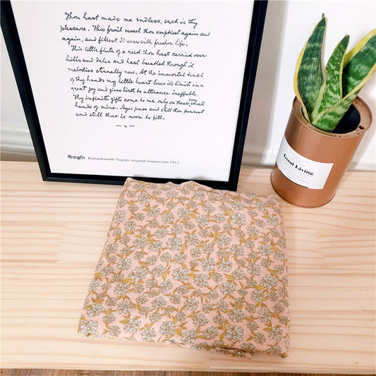 US Local Reactive Printed Bamboo Cotton Gauze Blanket