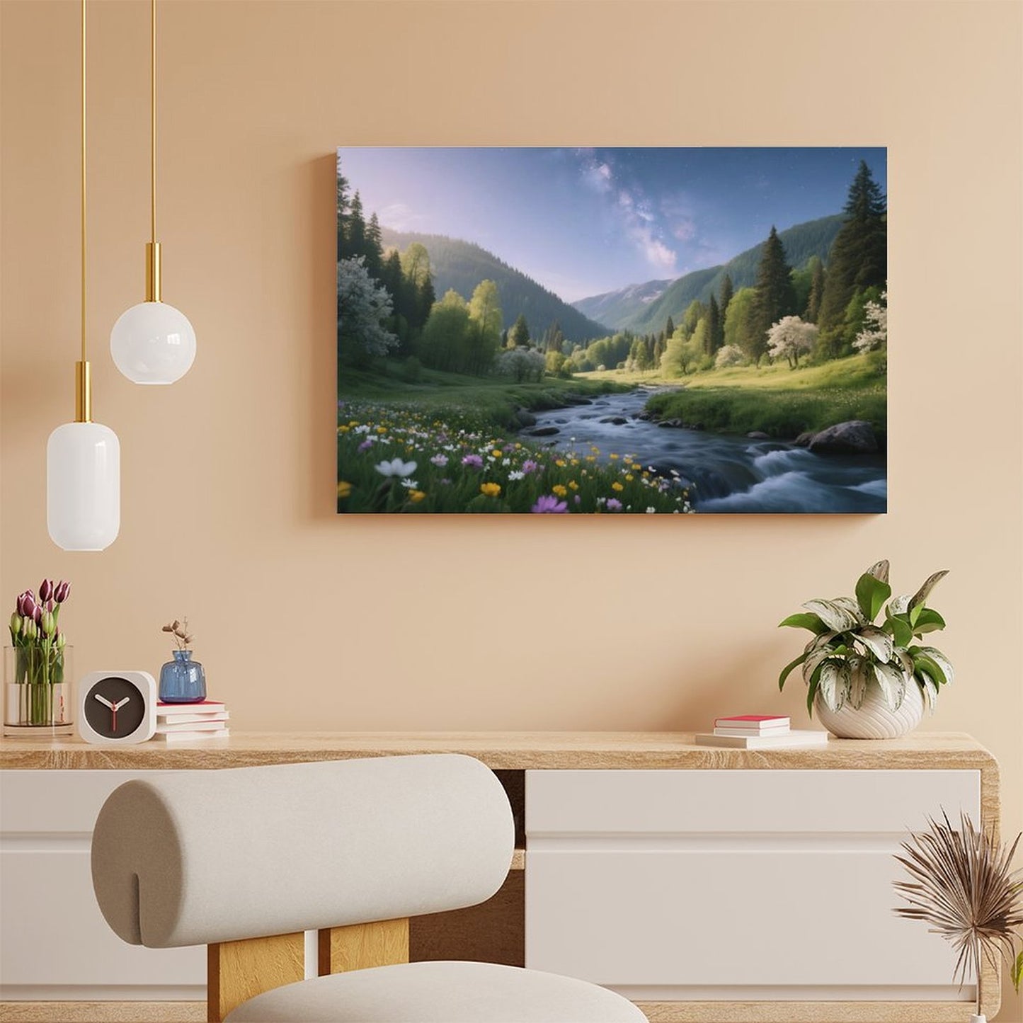 Decorative Interior Frame Painting Spring-4