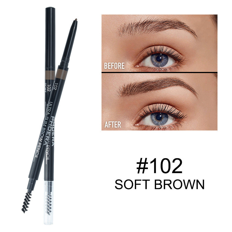 USA Local PHOERA New 5 Color Thin Eyebrow Pencil