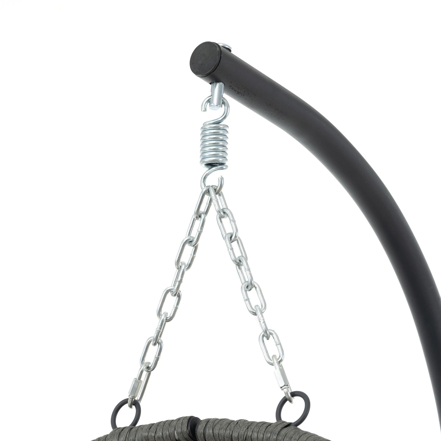 US Local Egg Chair With Stand Indoor Outdoor Swing Chair Patio Wicker Hanging Egg Chair Hanging Basket Chair