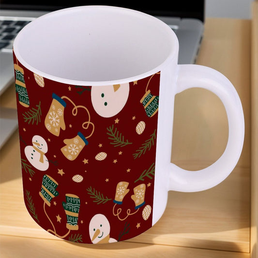 POD US Local White mug with full print, Christmas 0105