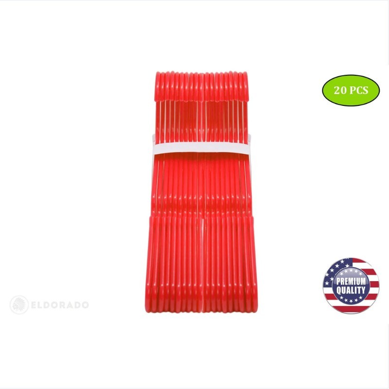 US Local Hangers For Size 20 Pack Clothing Plastic Ideal For Everyday