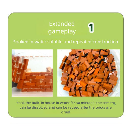 US Local Children's Puzzle Toy Snow House Holiday Gift Box