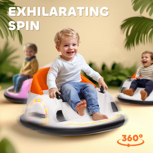 US Local 12V Electric Ride on Bumper Car for Kids 1.5-5 Years Old