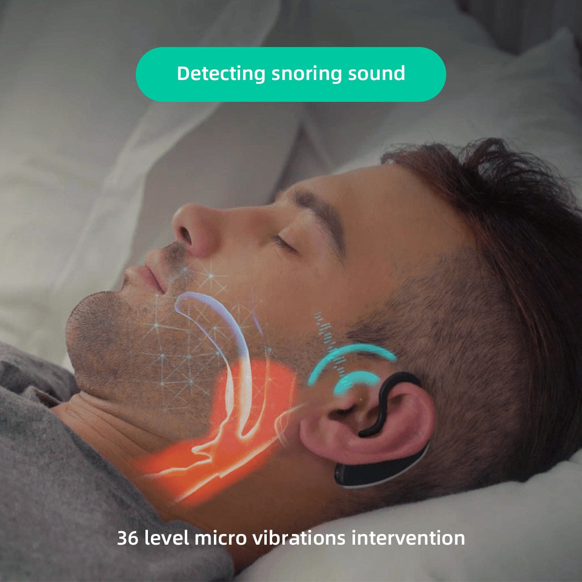 US Local Smart Earset Anti Snoring Device