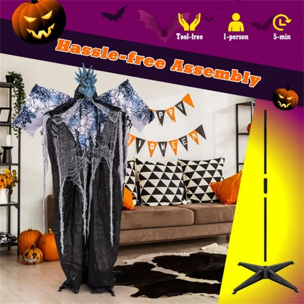 6 'Halloween Decorations With Poseable Wings And Arms