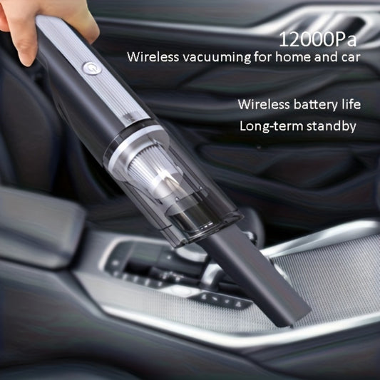 US Local Wireless Silver Car Vacuum Cleaner Wireless Car With Strong Suction Handheld Vacuum Cleaner Small Mini Rechargeable Home Vacuum Cleaner