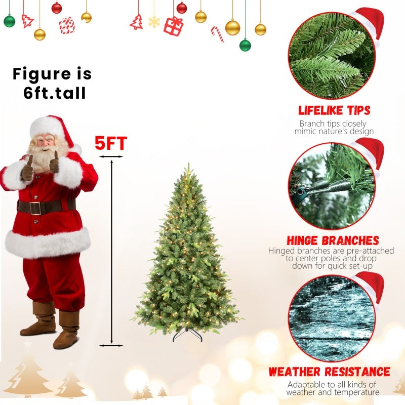 US Local PE, PVC Christmas Tree, Green