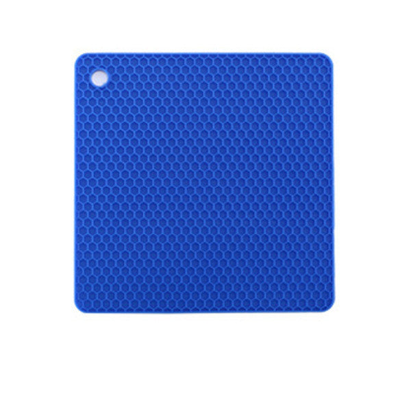 Square honeycomb cushion silicone placemat