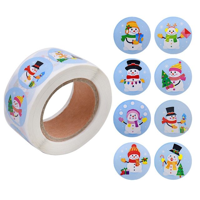 Roll sticker Christmas decoration gift