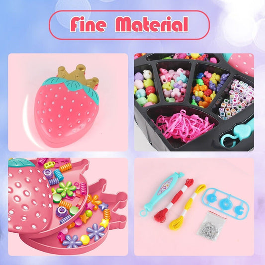 US Local DIY Craft Kit, Jewelry Design, Necklace, Bead Toy, Kids Toy, Girl