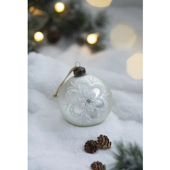 US Local D3.9 Christmas Ball Ornaments, Glass Decorative Hanging Ball Christmas Tree Ornaments For Holiday Party Decorations, Set Of 6